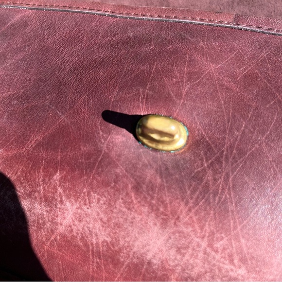 Coach Penny pocket vintage brass turnlock crossbody bag USA - Picture 7 of 14